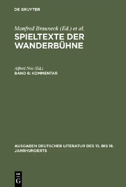 Kommentar Zu Band I-V by Alfred Noe