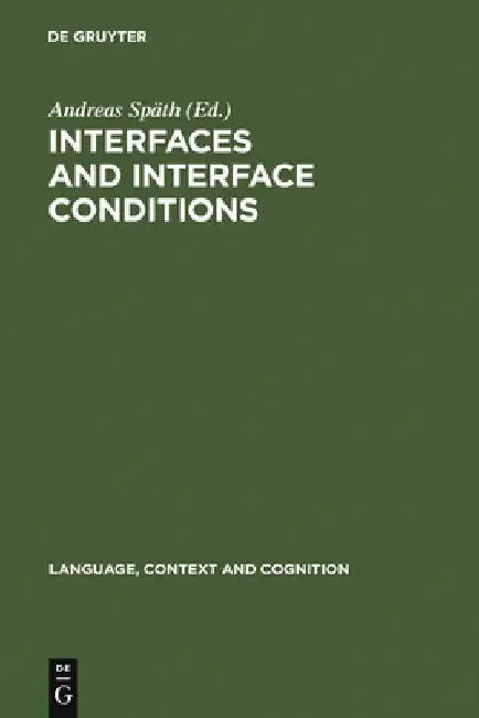 Interfaces and Interface Conditions by Andreas Späth