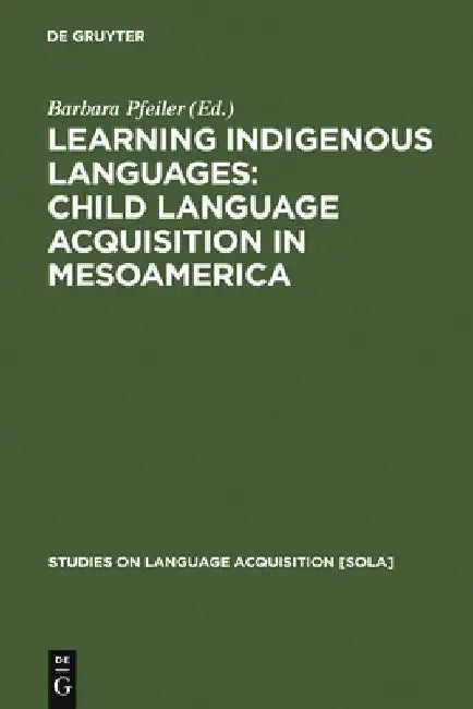 Learning Indigenous Languages: Child Language Acquisition in Mesoamerica by Barbara Pfeiler
