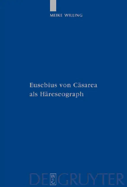 Eusebius Von Cäsarea ALS Häreseograph by Meike Willing