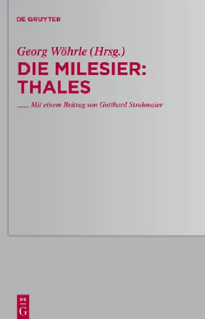 Thales by Gotthard Strohmaier