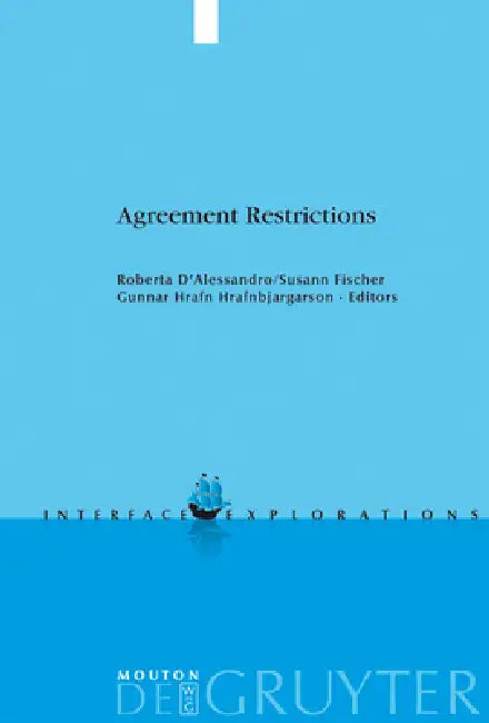 Agreement Restrictions by Roberta D'Alessandro, Susann Fischer, Gunnar Hrafn Hrafnbjargarson