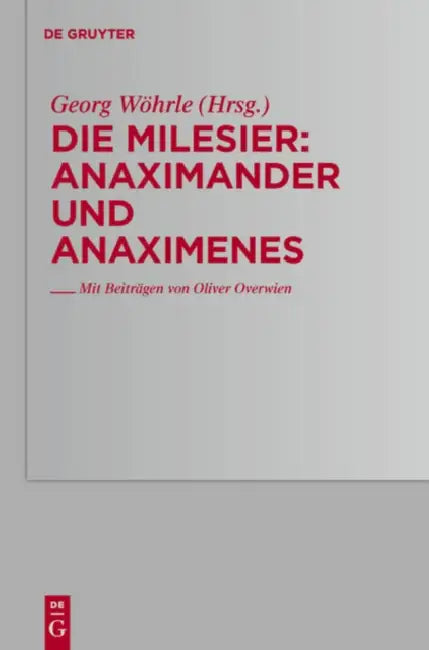 Anaximander und Anaximenes by Oliver Overwien