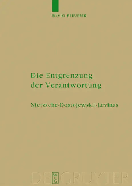 Die Entgrenzung der Verantwortung by Silvio Pfeuffer