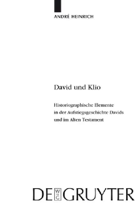 David und Klio by André Heinrich
