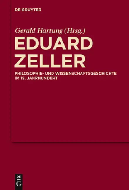 Eduard Zeller by Gerald Hartung
