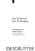 Die Frühzeit der Thüringer by Helmut Castritius, Dieter Geuenich, Matthias Werner