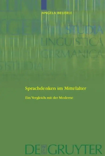 Sprachdenken im Mittelalter by Angela Beuerle