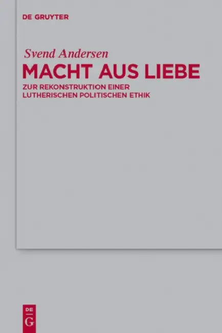 Macht aus Liebe by Svend Andersen