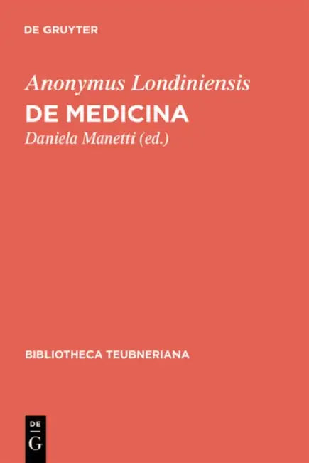 De medicina by Daniela Manetti