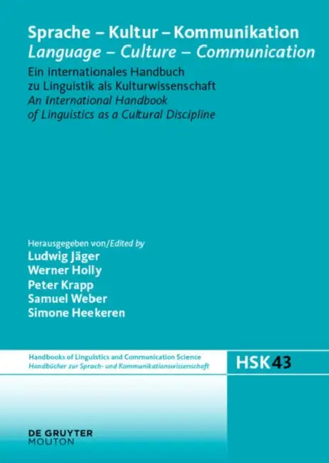 Sprache - Kultur - Kommunikation / Language - Culture - Communication by Ludwig Jeager, Werner Holly, Peter Krapp