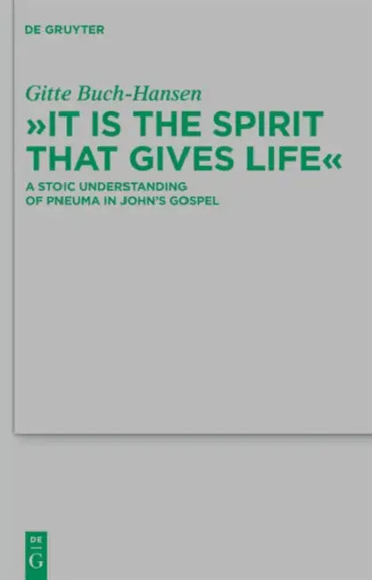 "It is the Spirit that Gives Life" by Gitte Buch-Hansen
