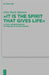 "It is the Spirit that Gives Life" by Gitte Buch-Hansen