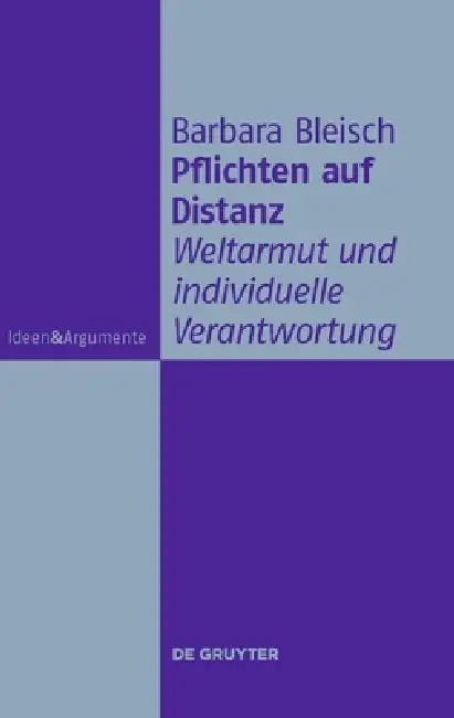 Pflichten auf Distanz by Barbara Bleisch