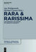 Rara & Rarissima: Documenting the Fringes of Linguistic Diversity by Jan Wohlgemuth, Michael Cysouw