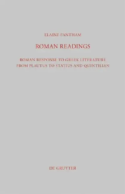 Roman Readings by Elaine Fantham