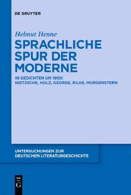 Sprachliche Spur der Moderne by Helmut Henne