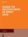 Guide to Microforms in Print 2010: Incorporating International Microforms in Print by Irene (EDT) Izod