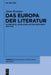Das Europa der Literatur by Anne Kraume