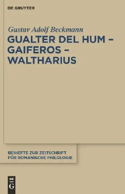 Gualter del Hum - Gaiferos - Waltharius by Gustav Adolf Beckmann