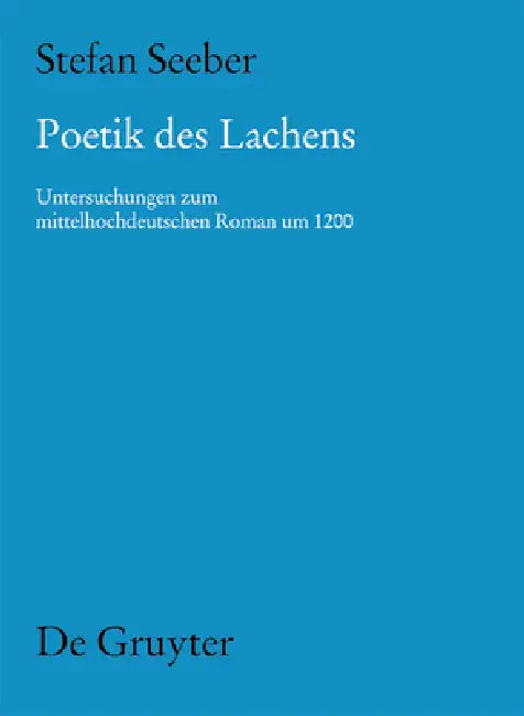 Poetik des Lachens by Stefan Seeber
