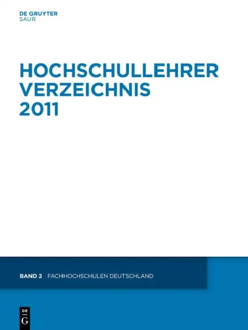 Fachhochschulen Deutschland by No Contributor