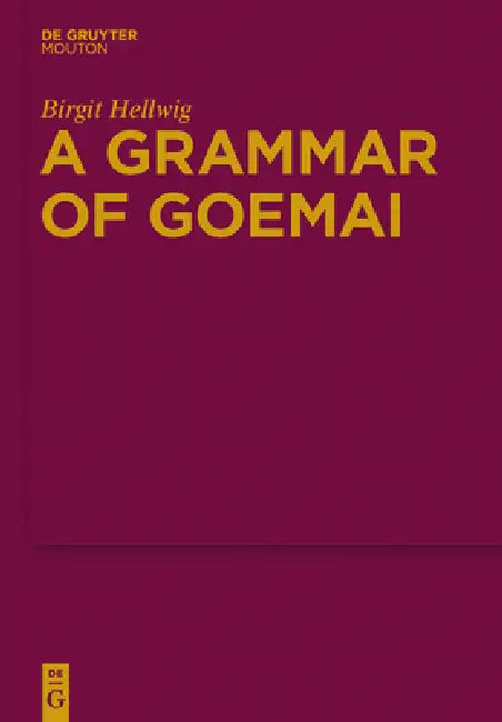 A Grammar of Goemai by Birgit Hellwig