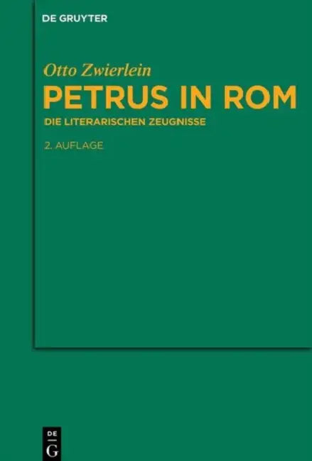 Petrus in Rom by Otto Zwierlein