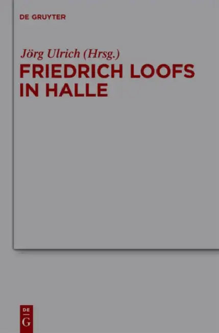Friedrich Loofs in Halle by Jörg Ulrich