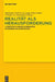 Realität als Herausforderung by Ralf Bogner, Ralf Georg Czapla, Robert Seidel