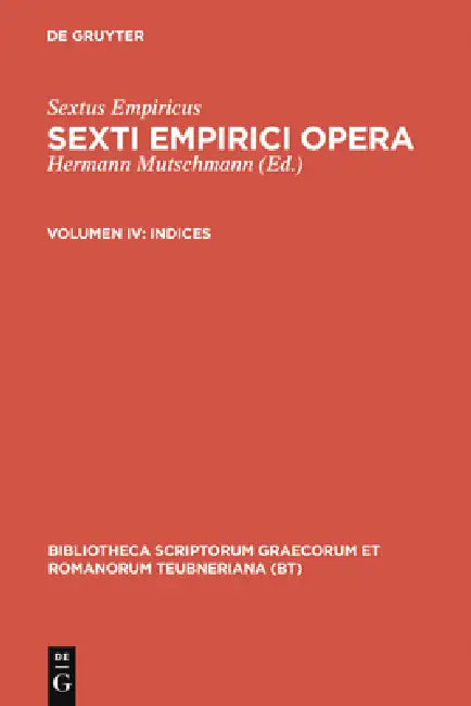 Indices by Sextus Empiricus, Karel Janácek