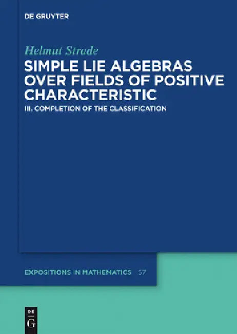 Completion of the Classification by Helmut Strade