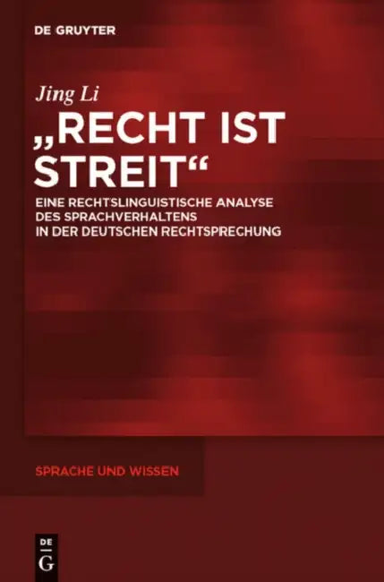 "Recht ist Streit" by Jing Li