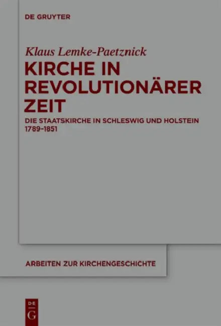Kirche in revolutionärer Zeit by Klaus Lemke-Paetznick