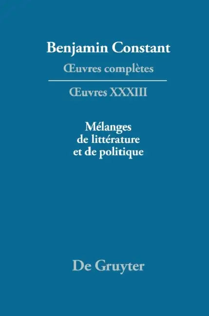 Melanges de Litterature Et de Politique by Francois Rosset