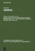 Homilien zum Hexateuch in Rufins Übersetzung. Teil 1: Die Homilien zu Genesis, Exodus und Leviticus by Wilhelm Adolf Baehrens