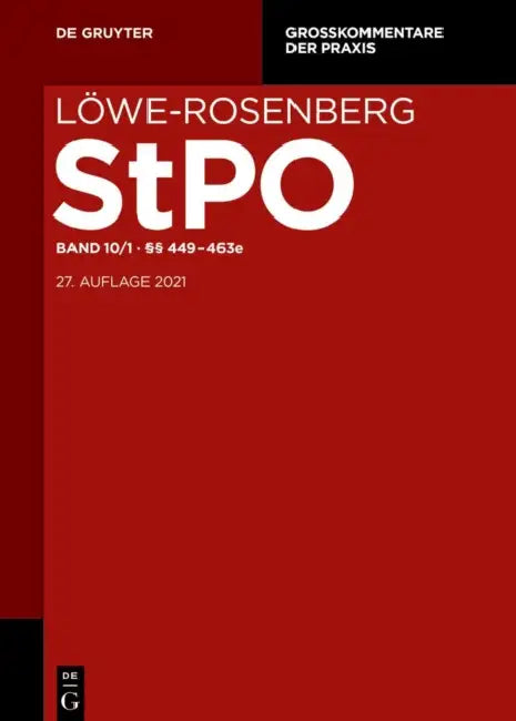 §§ 449-495 by Klaus Ferdinand Garditz, Kirsten Graalmann-Scheerer