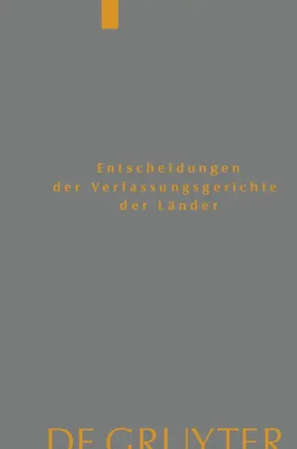 Baden-Wurttemberg, Berlin, Brandenburg, Bremen, Hamburg, Hessen, Mecklenburg-Vorpommern, Niedersachsen, Saarland, Sachsen, Sachsen-Anhalt, Schleswig-H by Den Mitgliedern Der Gerichte, Von Den Mitgliedern Der Gerichte