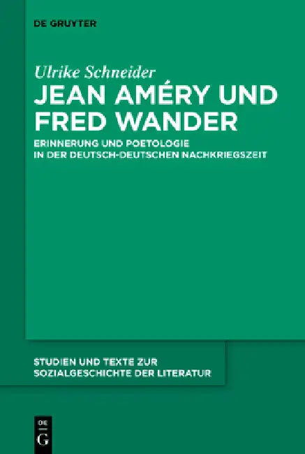 Jean Améry und Fred Wander by Ulrike Schneider