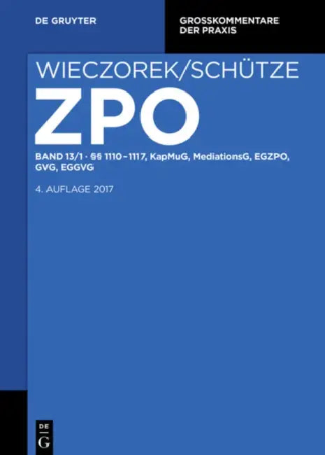 1110-1117, Kapmug, Mediationsg, Egzpo, Gvg, Eggvg by Fabian Reuschle, Helge Groerichter, Ferdinand Kruis