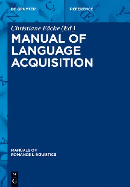 Manual of Language Acquisition by Christiane Fäcke