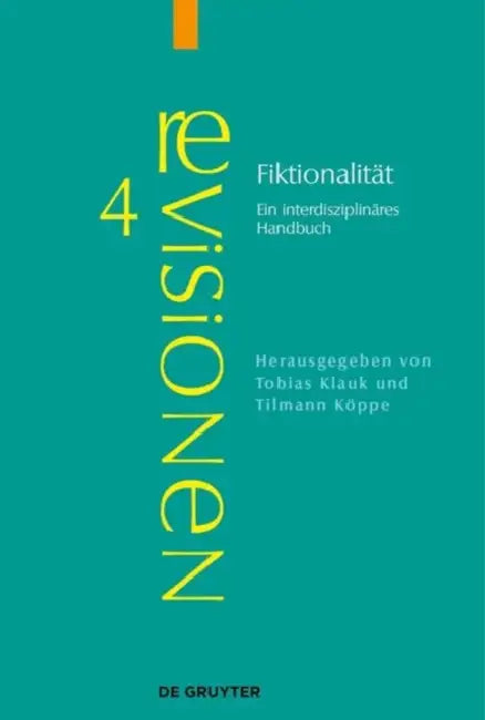 Fiktionalität by Tobias Klauk, Tilmann Köppe