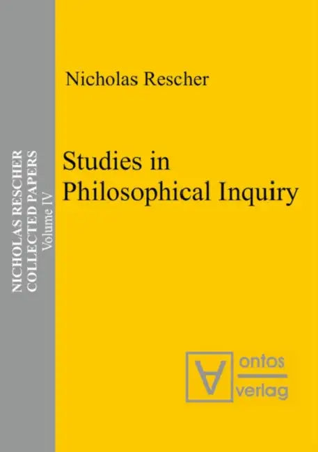 Studies in Philosophical Inquiry by Nicholas Rescher