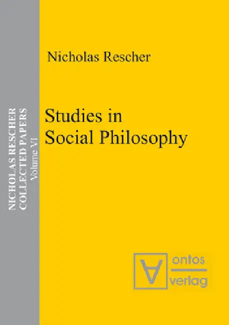 Studies in Social Philosophy by Nicholas Rescher