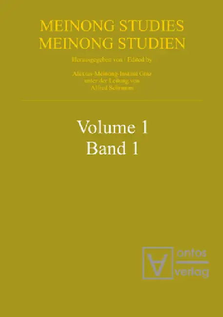 Meinongian Issues in Contemporary Italian Philosophy by Alfred Schramm