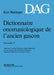 Dictionnaire Onomasiologique de L'Ancien Gascon (Dag). Fascicule 17 by Nicoline Winkler, Tiana Shabafrouz