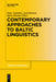 Contemporary Approaches to Baltic Linguistics by Peter Arkadiev, Axel Holvoet, Björn Wiemer