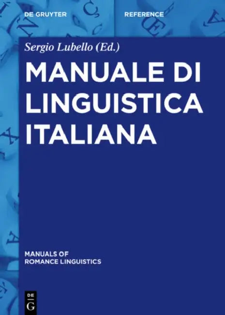 Manuale Di Linguistica Italiana by Sergio Lubello