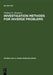 Investigation Methods for Inverse Problems: by Vladimir G. Romanov