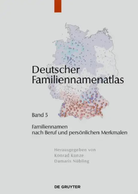 Familiennamen Nach Beruf Und Personlichen Merkmalen by Fabian Fahlbusch, Simone Peschke